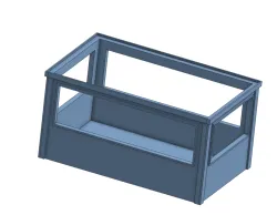 battery holder stackable shell