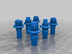 Beyblade X Gear bits,point and rush 