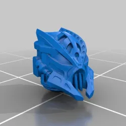 Bionicle style heads for Chaos Space Warriors