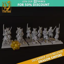 Blademasters - Dragon Empire - Titan Forge Miniatures December 2019