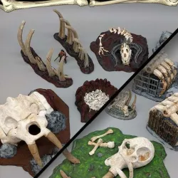 Boneyard Scatter - 28mm Gaming - Sample Item