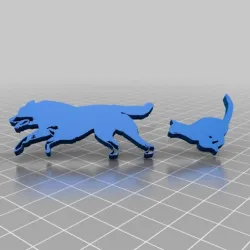 Cat Chasing Dog