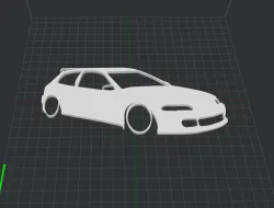 civic hatchback art 