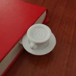 Coffee cup book separator