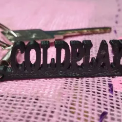 COLDPLAY KEYCHAIN