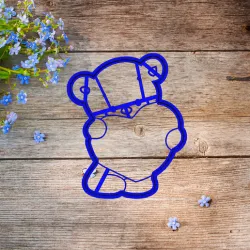 cookie cutter bear with heart