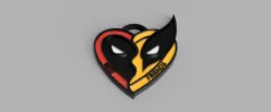 Deadpool x Wolverine Best Friends keychain