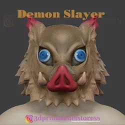 Demon Slayer Inosuke Mask Kimetsu no Yaiba Cosplay Helmet
