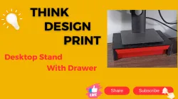 Desktop Stand With Drawer