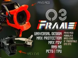 DJI O3 Camera Frame: Maximal lens protection, minimal size