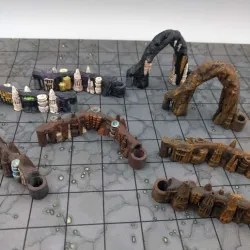 DungeonSticks: Caverns - Wet Caverns