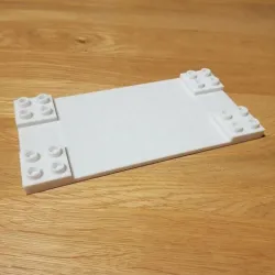 Duplo Compatible Parking Deck Plate 6x12