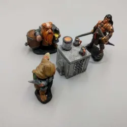 Dwarven Drinking Table - Dwarven AleWorks - 28mm