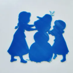 Elsa anna olaf - The Snow Queen - Frozen - Disney - 2D