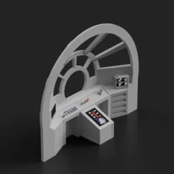Falcon Cockpit for Star Wars Dioramas