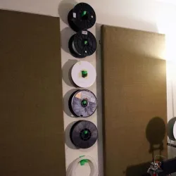 Filament Spool Wall Holder / Headphone Hanger UPDATED 2015-07-23