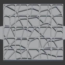 Foam Terrain Stamp - Ice - 1" grids