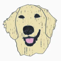 Golden Retriever Magnet