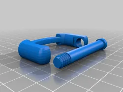 Heavy Duty D Ring Buckle with screw on bottom