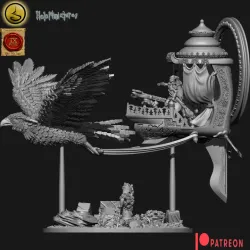 High elves Sky sloop chariot (elf)