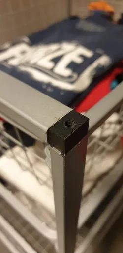 IKEA laundry basket frame corner