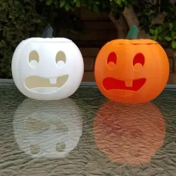 Jack-O'-Lantern Baby Face