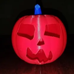 Jack-O'-Lantern Scary Face