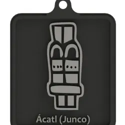 Key ring of the Aztec symbol Acatl (Junk)