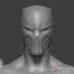 Killmonger Golden Jaguar - Fan Art for cosplay 3D print model