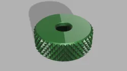 Knurled head for (self-locking) nut