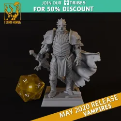 Kruger - Vampires - Titan Forge Miniatures May 2020
