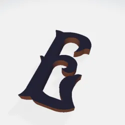 Letter E