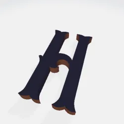 Letter H