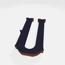 Letter U