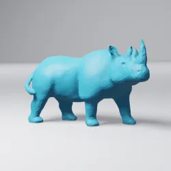 Low Poly Rhino