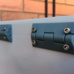Low profile, print in place, 60mm hinge.
