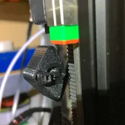 Minimalist belt tensioner (replaces tensioning springs)