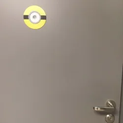 Minion door spyhole cover