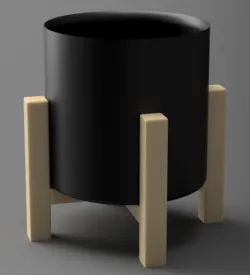 Modern flower pot