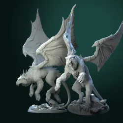 O'elle Dragon pre-supported 2 variants