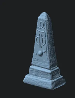 Obelisk and base