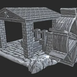 OpenForge - Open-air Water Wheel Mill