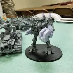 Ork Warlord or Ghaz using a Dreadknight