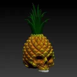 pineapple skull