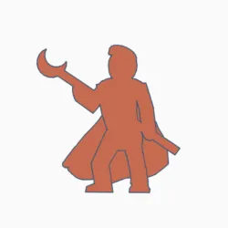 Pompadour Moonstaff Wizard