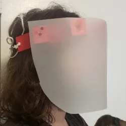 Quick & Dirty Cardstock Face Shield