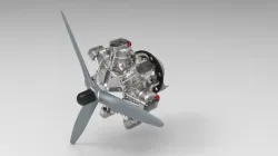 RADIAL ENGINE COMPLETE