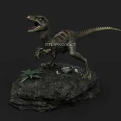 Raptor Statue