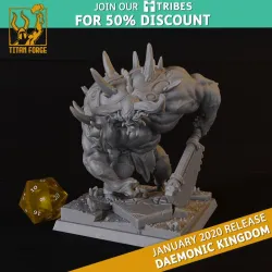 Razoth - Daemonic Kingdom - Titan Forge Miniatures January 2020