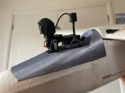 (remix) Bix3 Bixler 3 FPV Canopy with AtomRC Gimbal Cutout